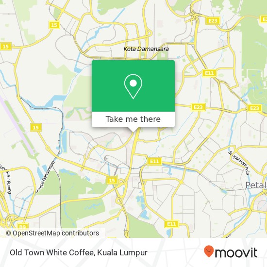 Old Town White Coffee map