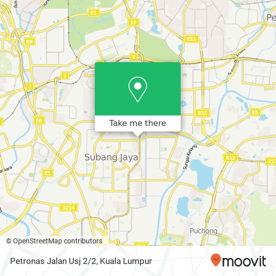 Peta Petronas Jalan Usj 2/2