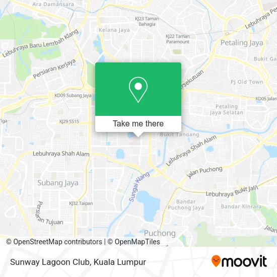 Sunway Lagoon Club map
