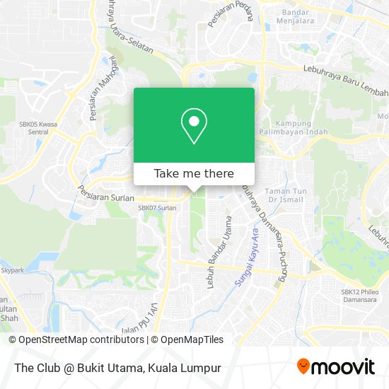 Peta The Club @ Bukit Utama