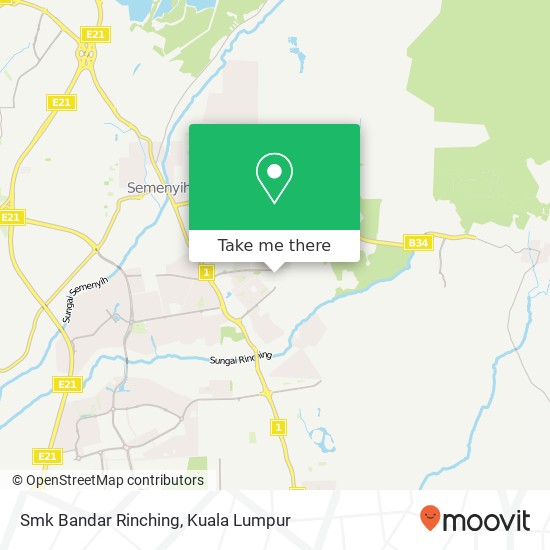 Peta Smk Bandar Rinching
