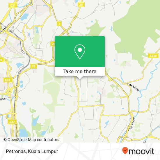 Petronas map