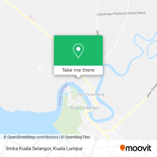 Peta Smka Kuala Selangor