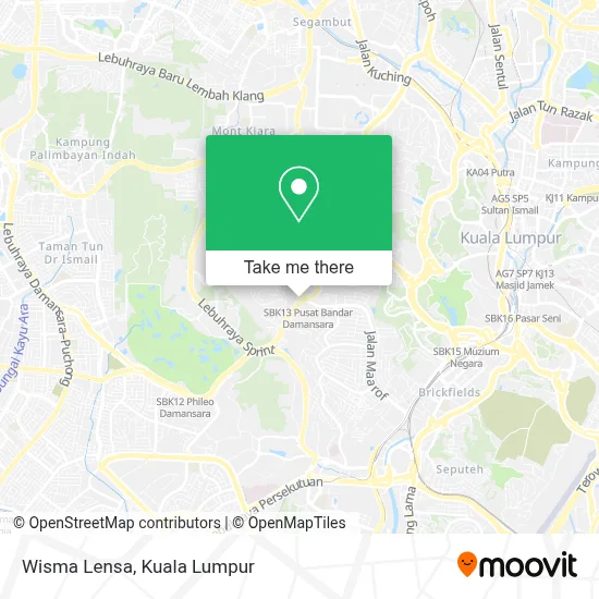Wisma Lensa map