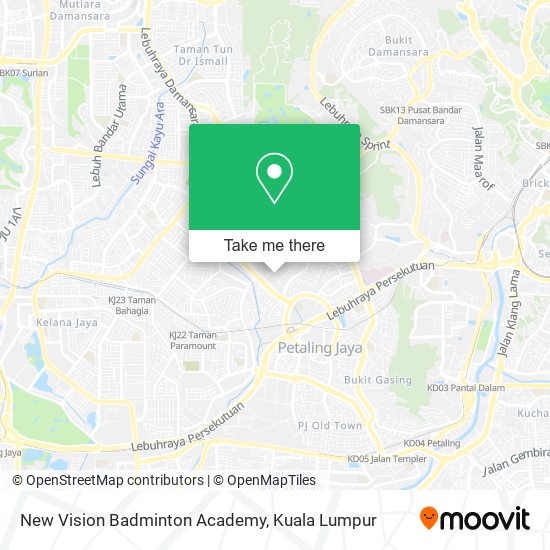 New Vision Badminton Academy map
