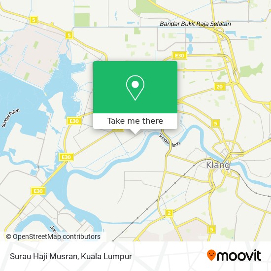 Peta Surau Haji Musran