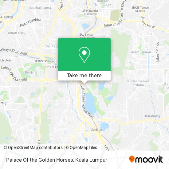 Palace Of the Golden Horses map