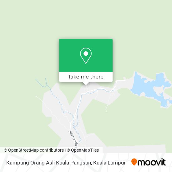 Kampung Orang Asli Kuala Pangsun map