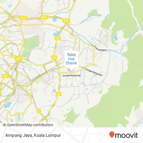Ampang Jaya map
