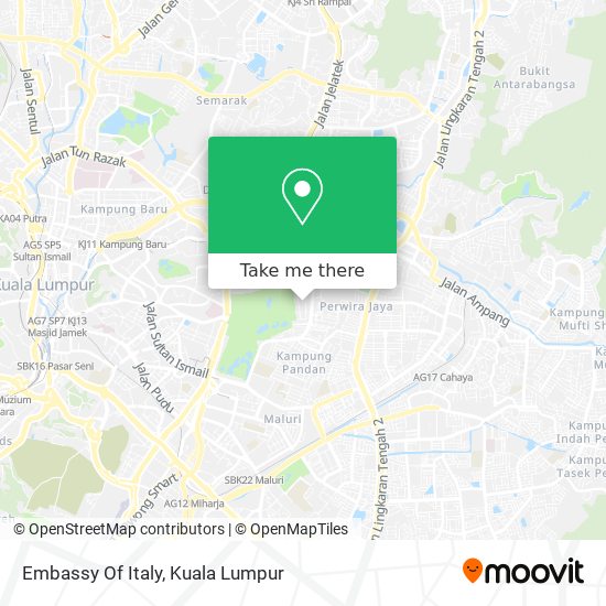 Embassy Of Italy map