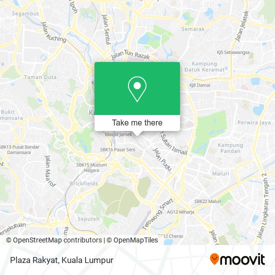 Plaza Rakyat map