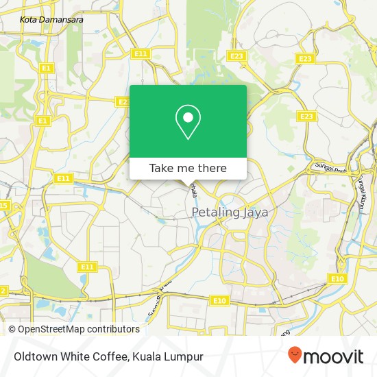 Oldtown White Coffee map