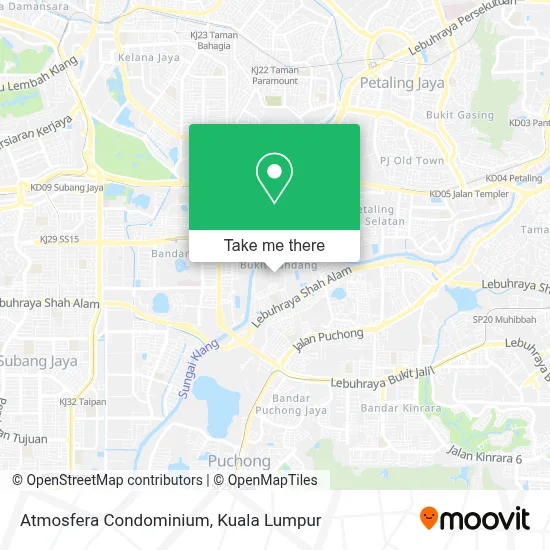 Atmosfera Condominium map