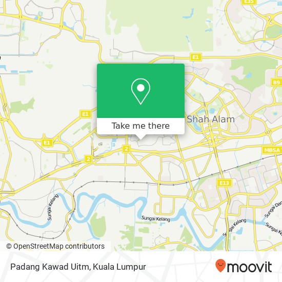 Padang Kawad Uitm map