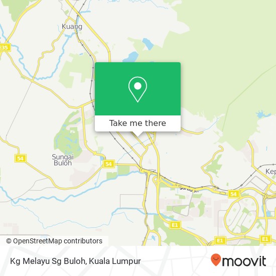 Kg Melayu Sg Buloh map