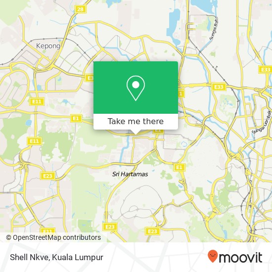 Shell Nkve map