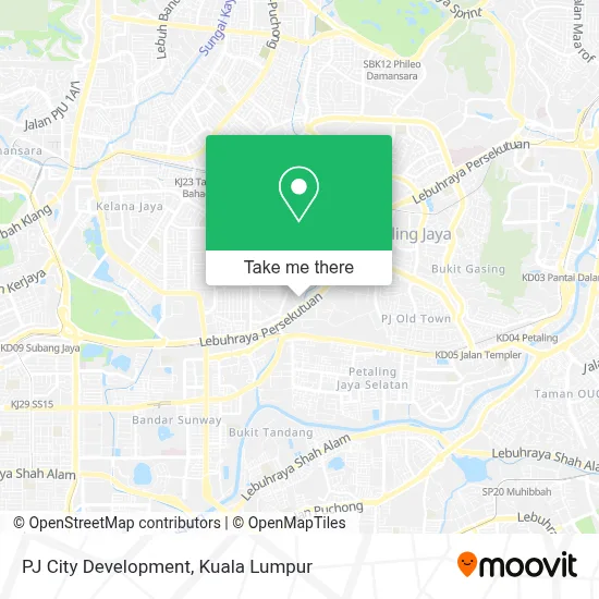 PJ City Development map