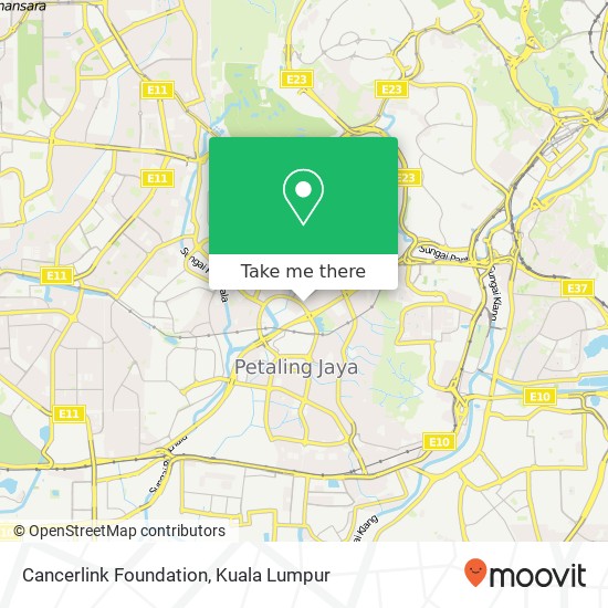 Cancerlink Foundation map