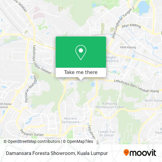 Damansara Foresta Showroom map
