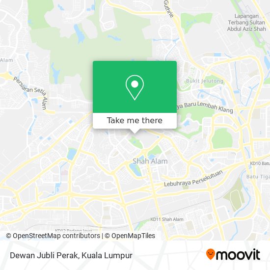 Dewan Jubli Perak map