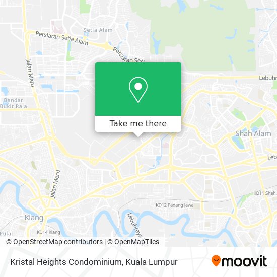 Kristal Heights Condominium map