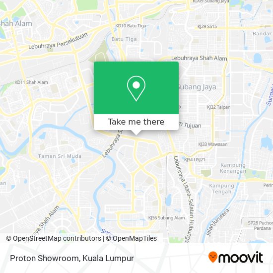 Proton Showroom map