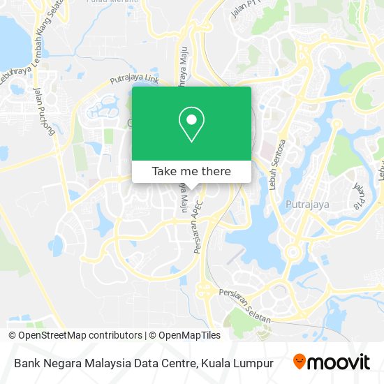 Peta Bank Negara Malaysia Data Centre