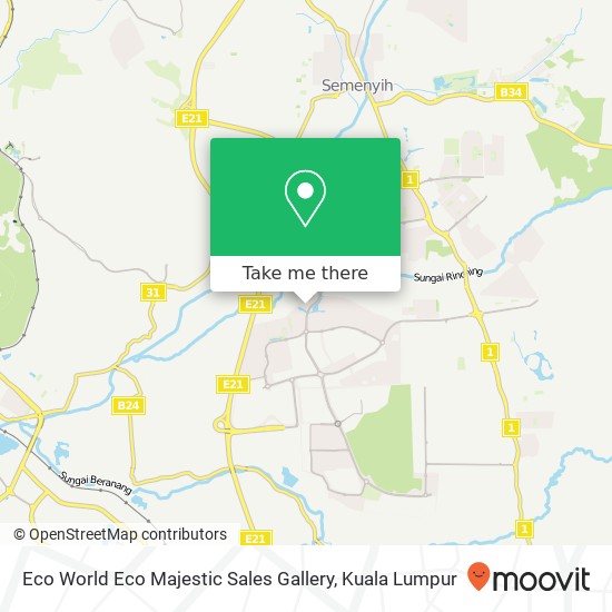 Eco World Eco Majestic Sales Gallery map