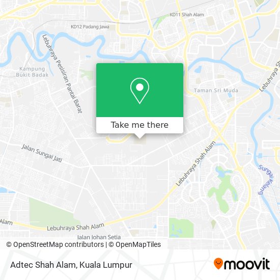 Peta Adtec Shah Alam