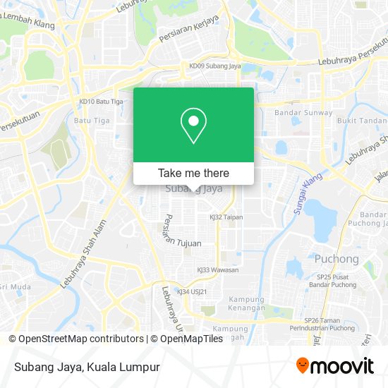 Subang Jaya map