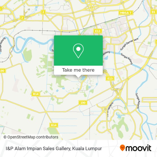 I&P Alam Impian Sales Gallery map