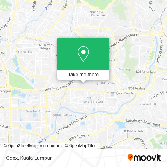 Gdex map