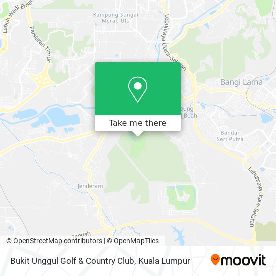 Bukit Unggul Golf & Country Club map