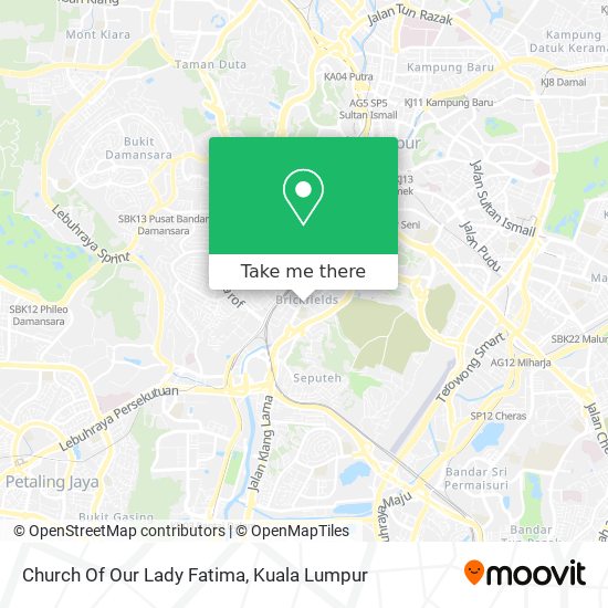 Church Of Our Lady Fatima map