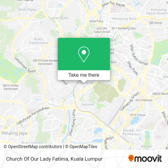 Church Of Our Lady Fatima map