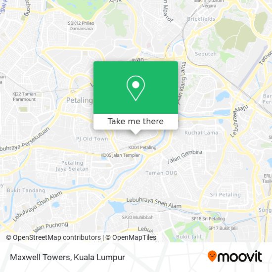 Maxwell Towers map