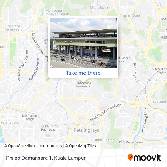 Phileo Damansara 1 map