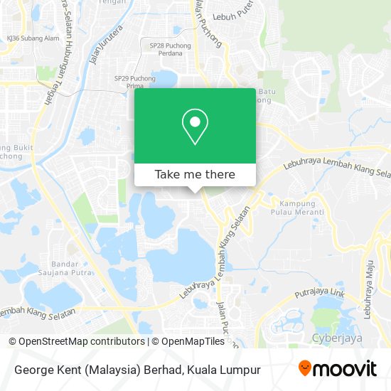 Peta George Kent (Malaysia) Berhad