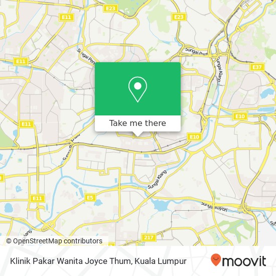 Klinik Pakar Wanita Joyce Thum map