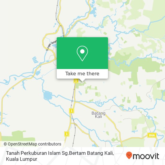 Peta Tanah Perkuburan Islam Sg.Bertam Batang Kali