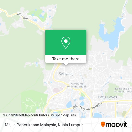 Majlis Peperiksaan Malaysia map