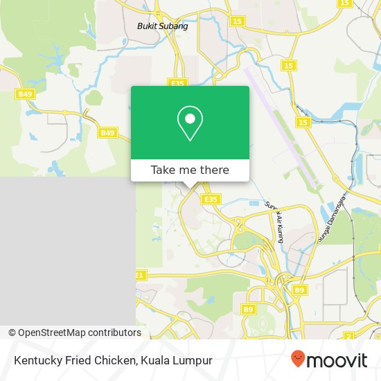 Peta Kentucky Fried Chicken