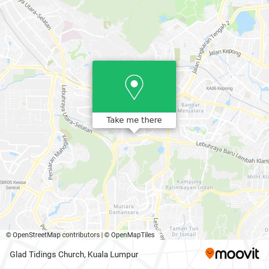 Glad Tidings Church map