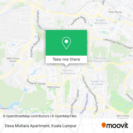 Desa Mutiara Apartment map