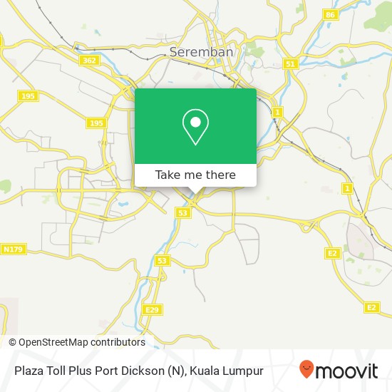 Plaza Toll Plus Port Dickson (N) map