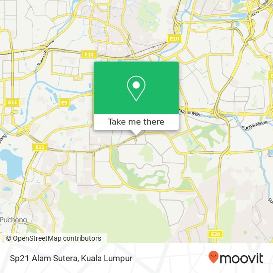 Sp21 Alam Sutera map