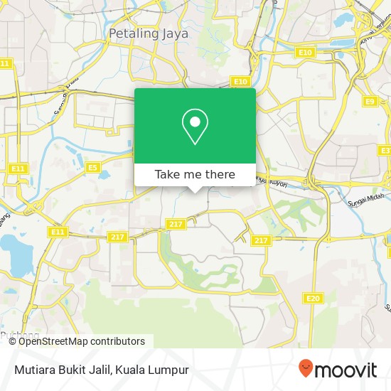 Mutiara Bukit Jalil map