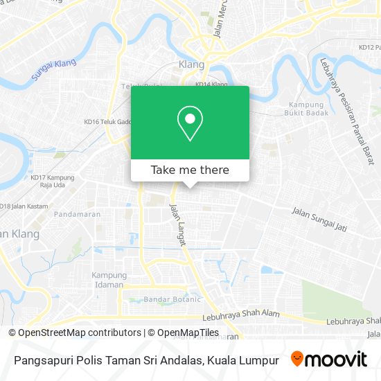 Pangsapuri Polis Taman Sri Andalas map