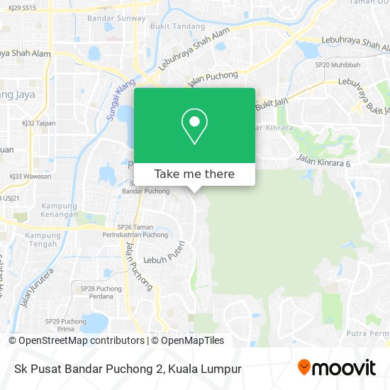 Sk Pusat Bandar Puchong 2 map