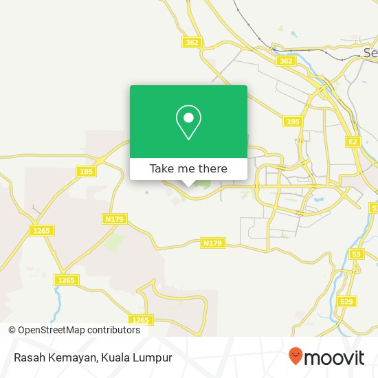 Rasah Kemayan map